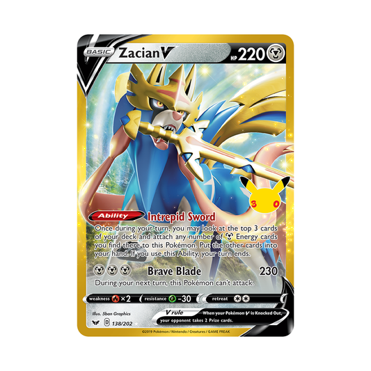 Zacian V - 30th Celebration: Classic Collection - 138/202