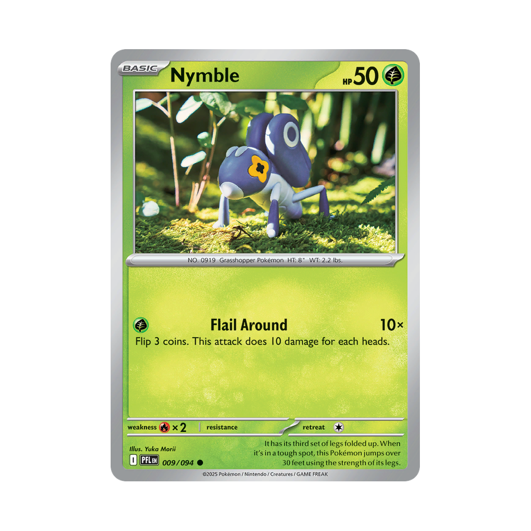 Nymble 009/094 Phantasmal Flames Pokémon card