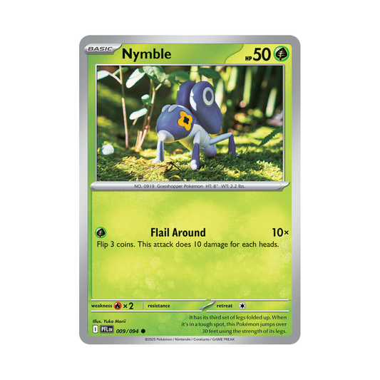 Nymble 009/094 Phantasmal Flames Pokémon card