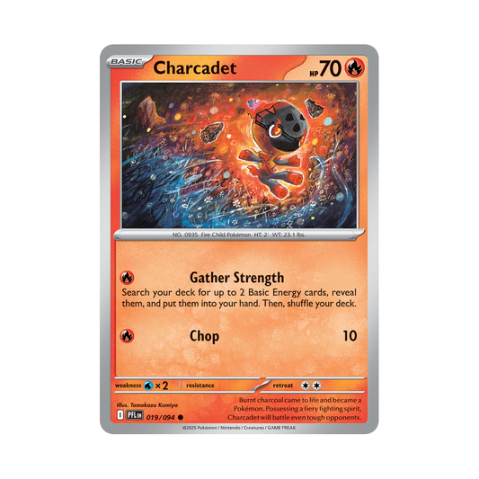Charcadet 019/094 Phantasmal Flames Pokémon card