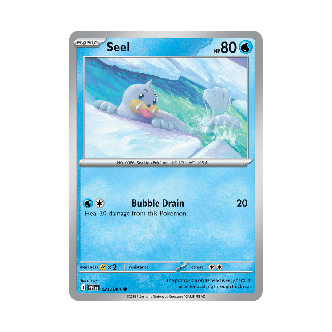 Seel 021/094 Phantasmal Flames Pokémon card