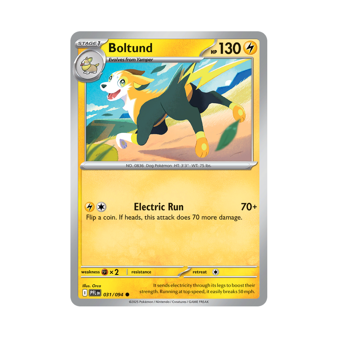 Boltund 031/094 Phantasmal Flames Pokémon card
