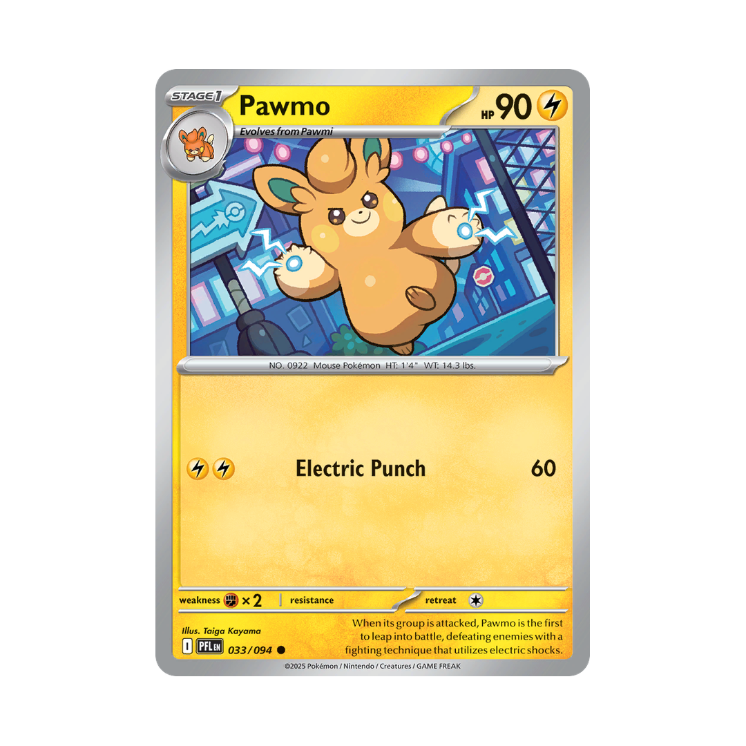 Pawmo 033/094 Phantasmal Flames Pokémon card