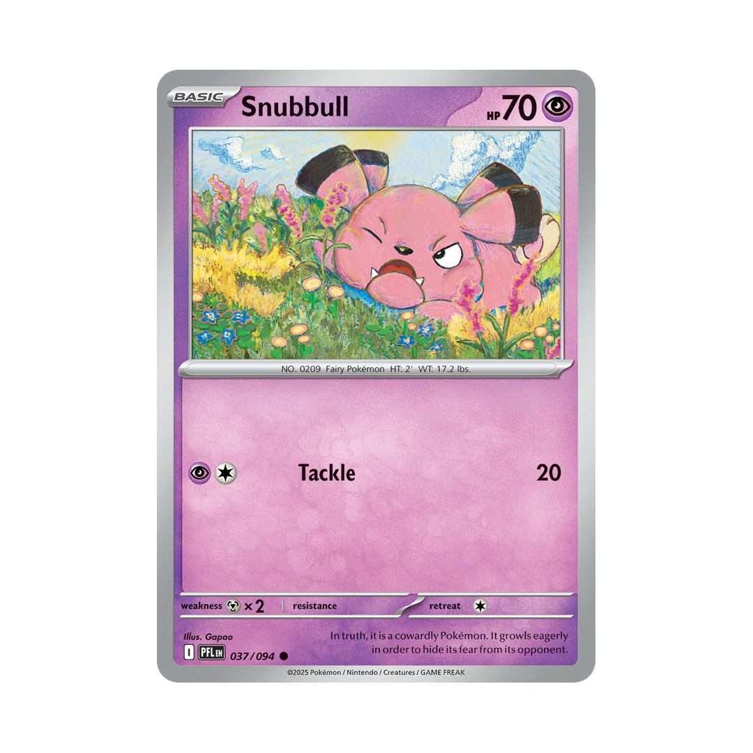 Snubbull 037/094 Phantasmal Flames Pokémon card
