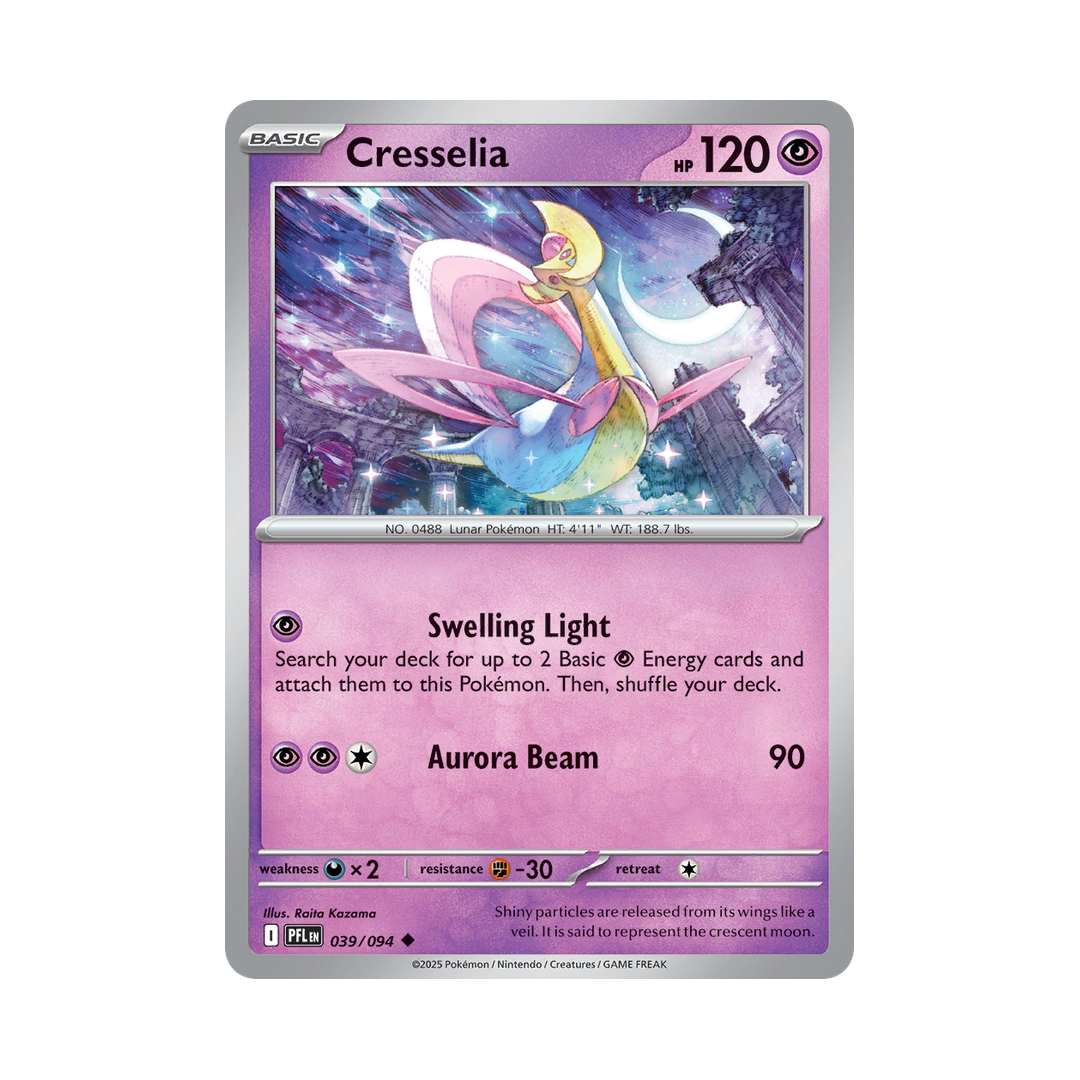 Cresselia 039/094 Phantasmal Flames Pokémon card
