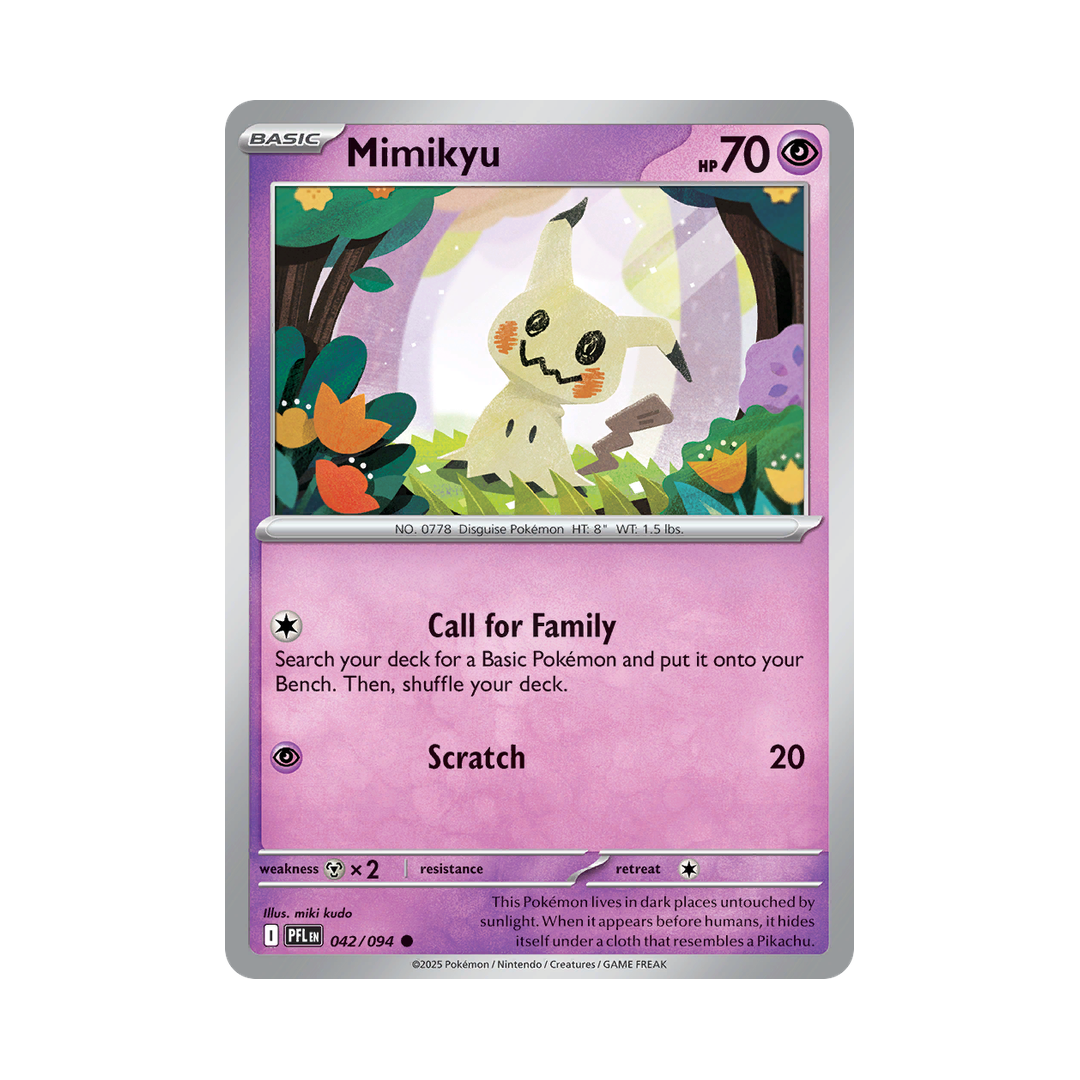 Mimikyu 042/094 Phantasmal Flames Pokémon card