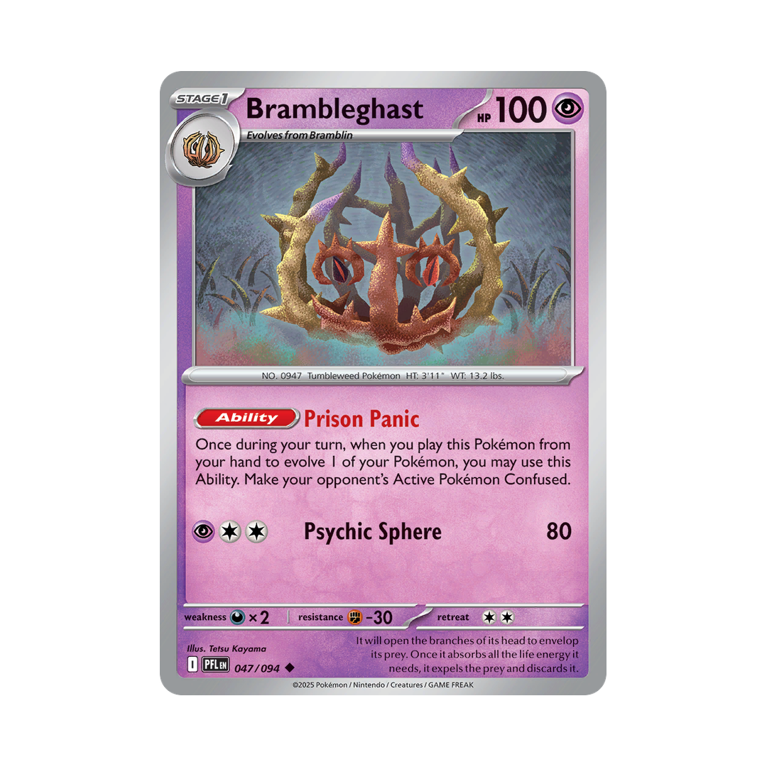 Brambleghast 047/094 Phantasmal Flames Pokémon card