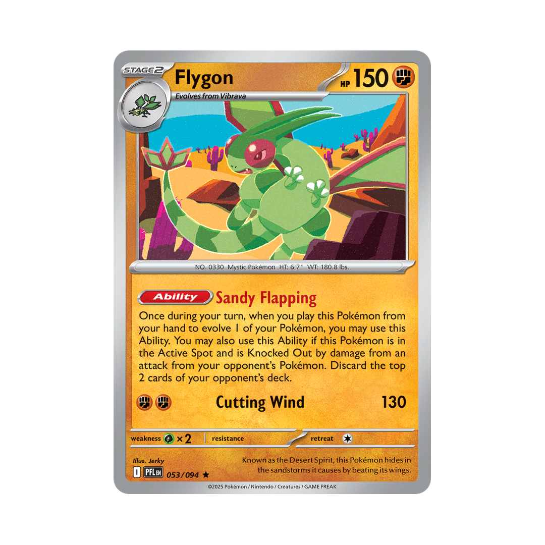 Flygon 053/094 Phantasmal Flames Pokémon card