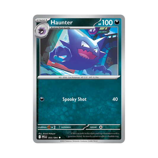 Haunter 055/094 Phantasmal Flames Pokémon card