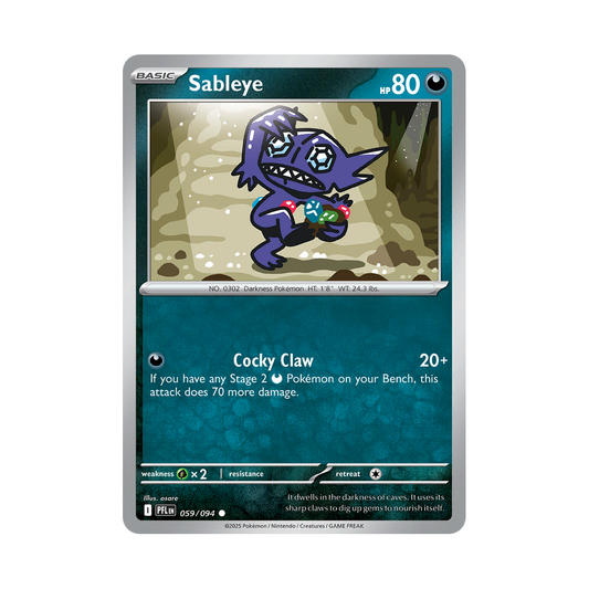 Sableye 059/094 Phantasmal Flames Pokémon card