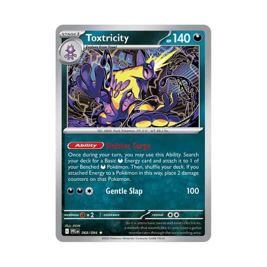 Toxtricity 068/094 Phantasmal Flames Pokémon card