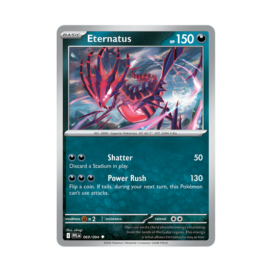 Eternatus 069/094 Phantasmal Flames Pokémon card
