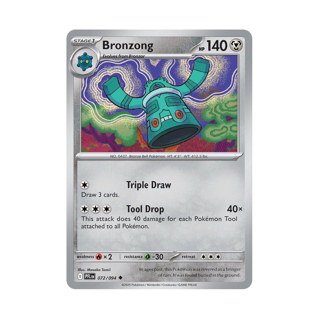 Bronzong 072/094 Phantasmal Flames Pokémon card