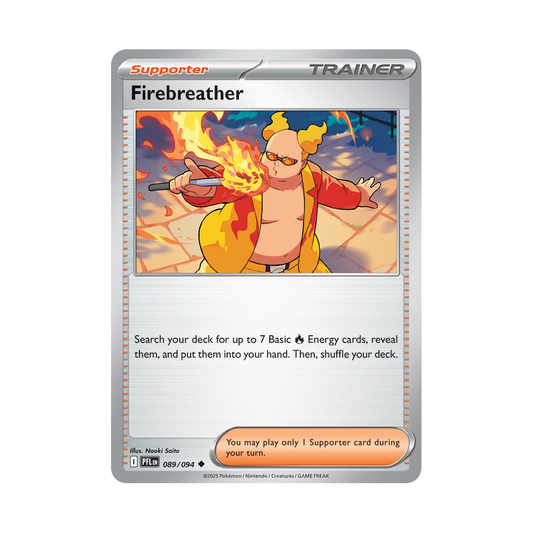 Firebreather 089/094 Phantasmal Flames Pokémon card