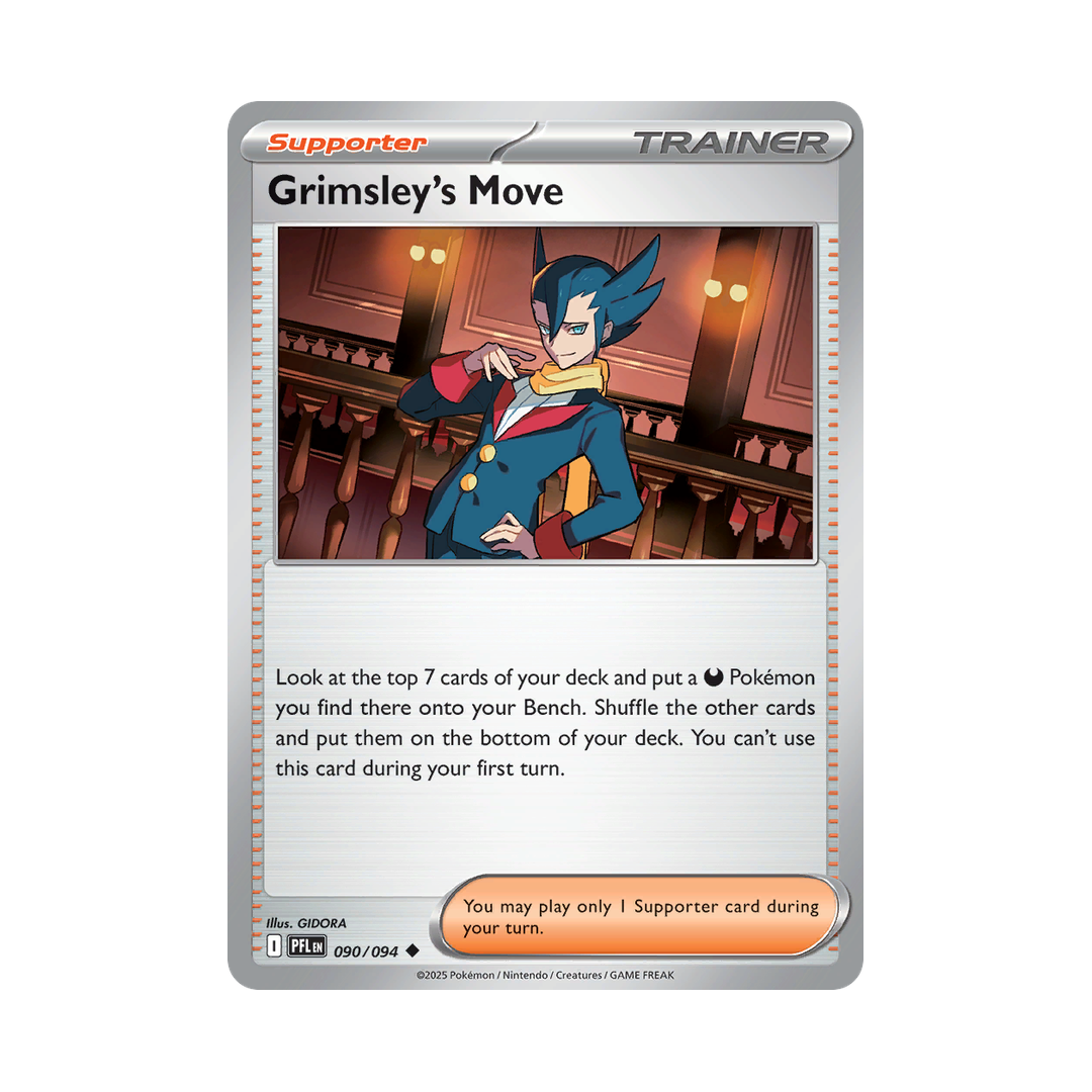 Grimsley's Move 090/094 Phantasmal Flames Pokémon card