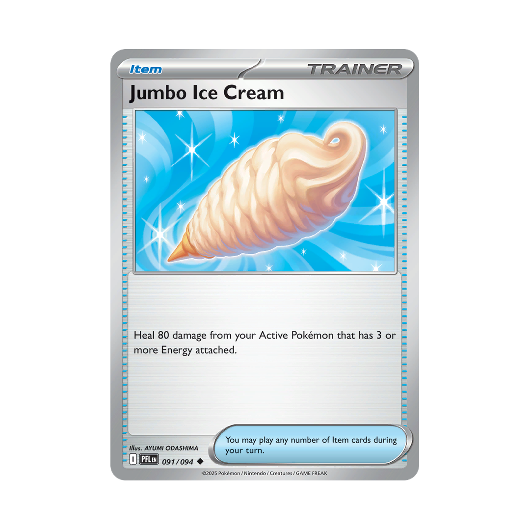 Jumbo Ice Cream 091/094 Phantasmal Flames Pokémon card