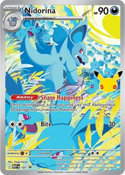 Nidorina - 30th Celebration: ETB Promo - MEP 101
