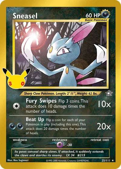 Sneasel - 30th Classic Collection - 25/111