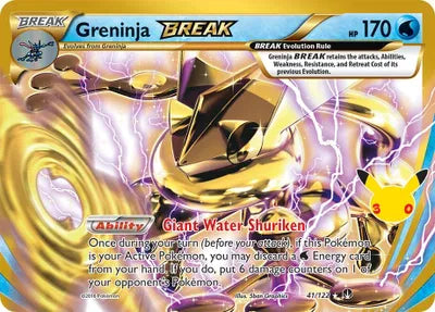 Greninja BREAK - 30th Classic Collection - 41/122