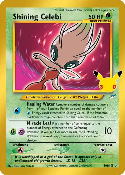 Shining Celebi - 30th Classic Collection - 106/105