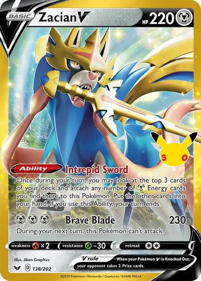 Zacian V - 30th Classic Collection - 138/202